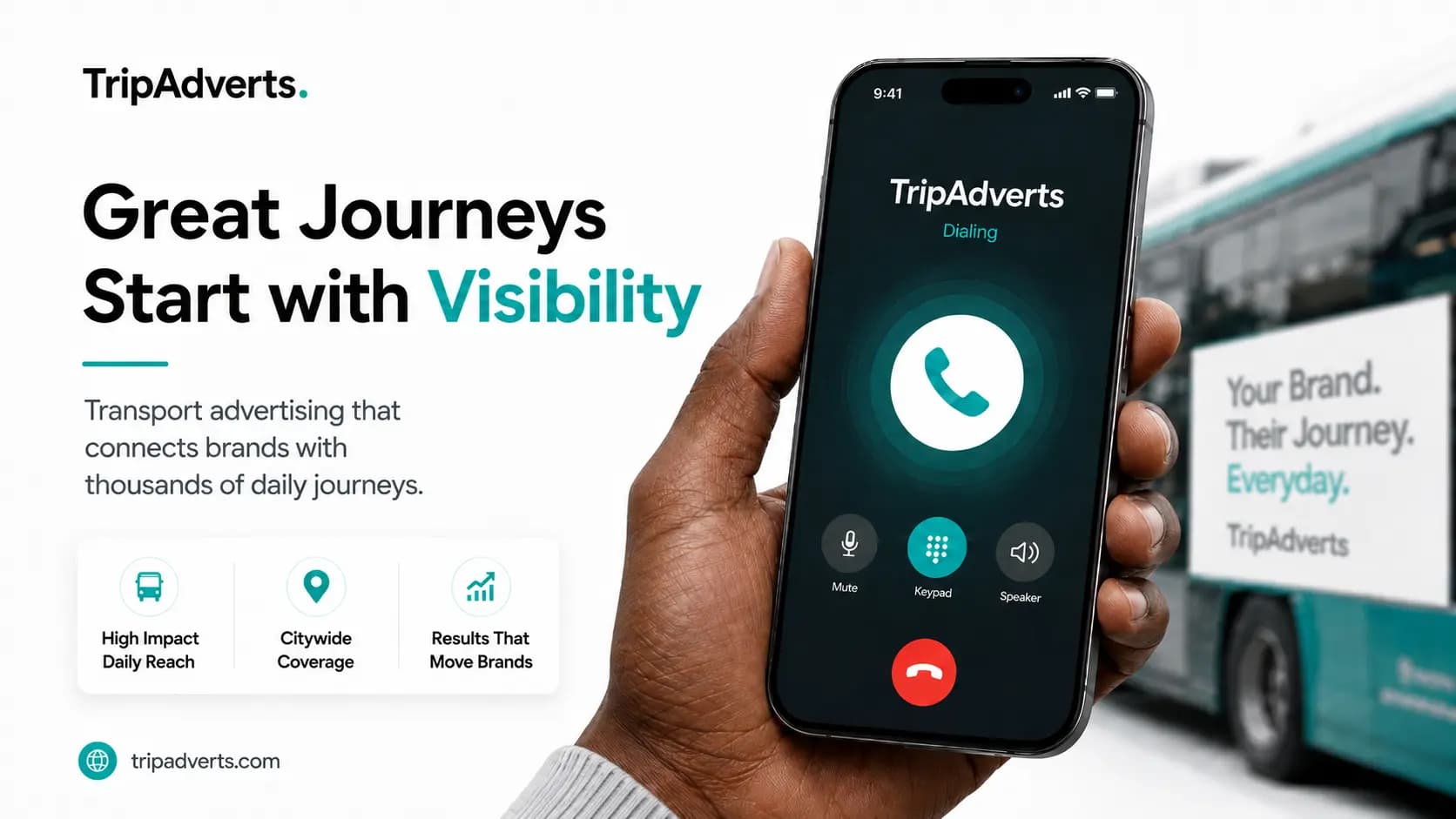 Call Us — TripAdverts onboarding step 1